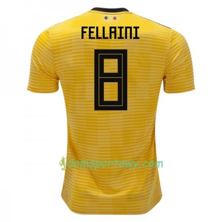 Koszulka Belgia Fellaini 8 Wyjazdowe Koszulki Piłkarskie Mistrzostwa Świata 2018